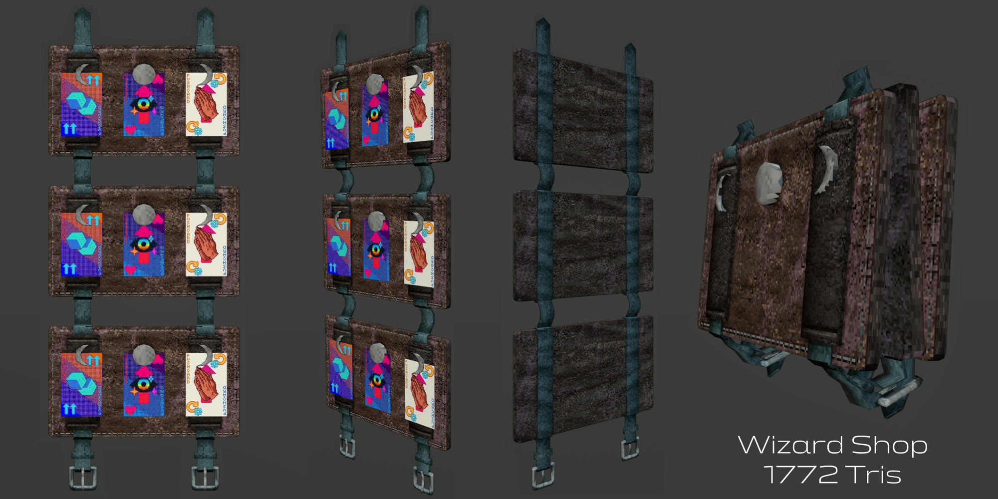 Dicempo Wizard Shop prop by Alex, multiple views, 1772 tris