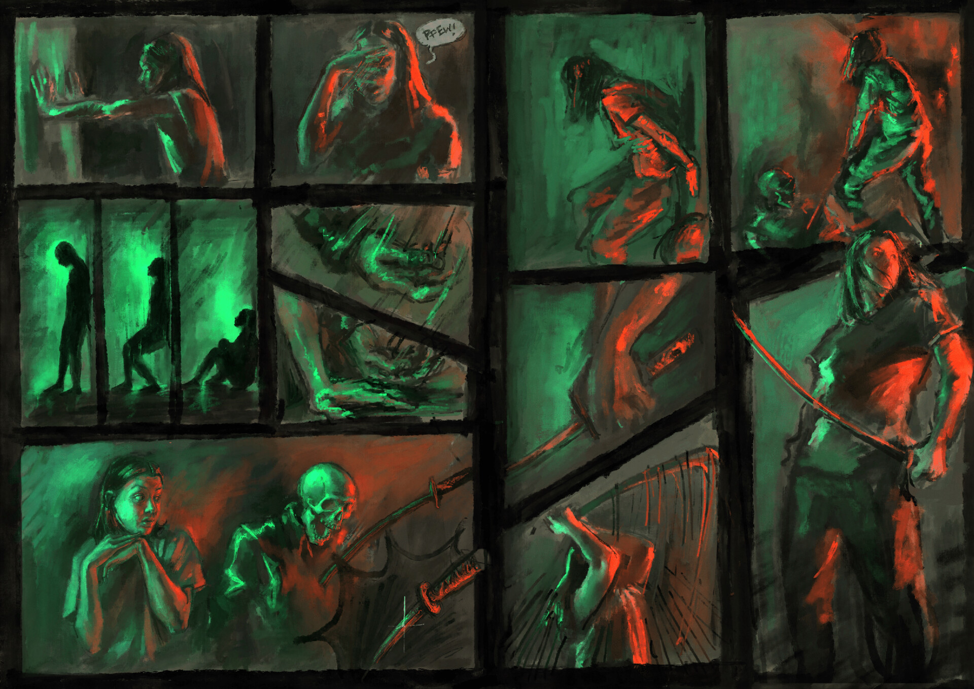 Concept art by Miruna Anton
