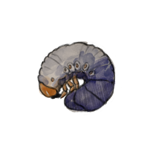 Larva sprite by Miruna