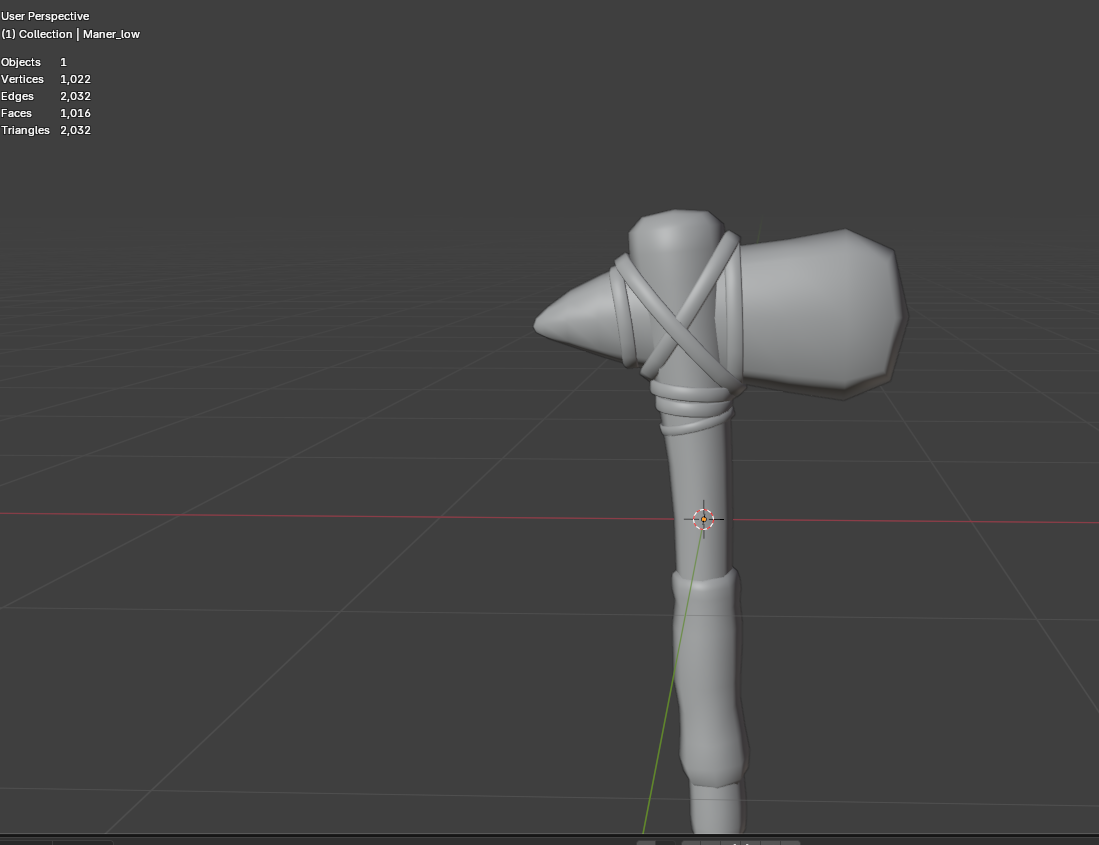 Early 3D model by Stefania