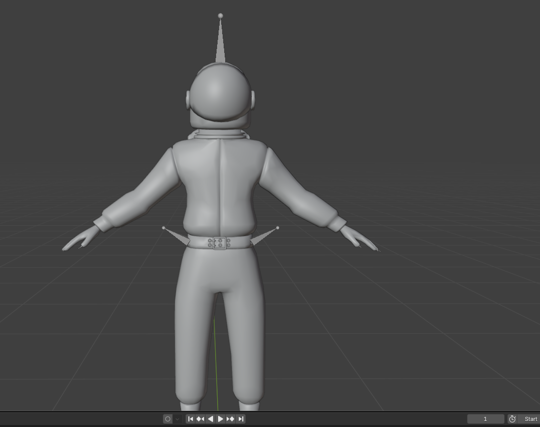 Early 3D model by Stefania