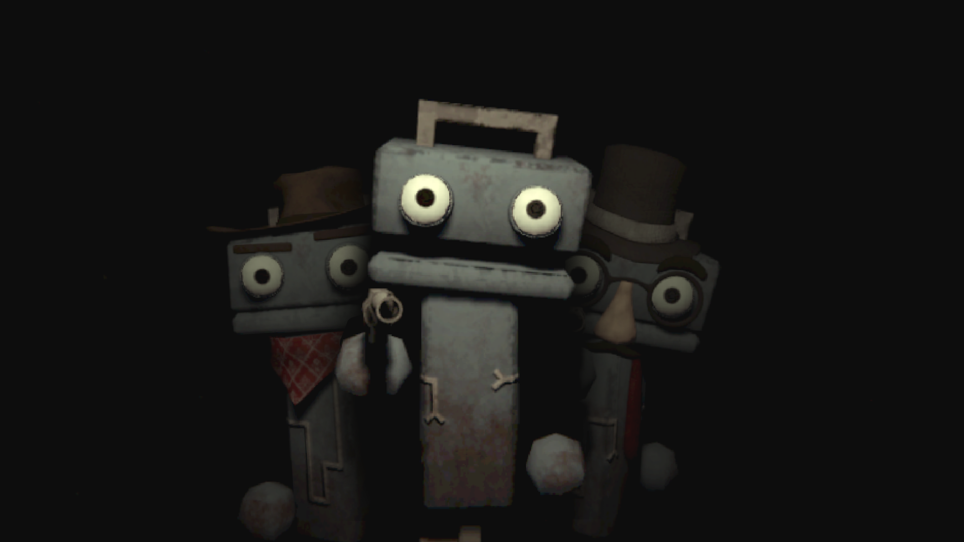 The robots of One-In staring at you